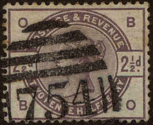 Front view of Great Britain 101 collectors stamp