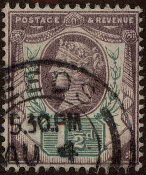 Front view of Great Britain 112 collectors stamp