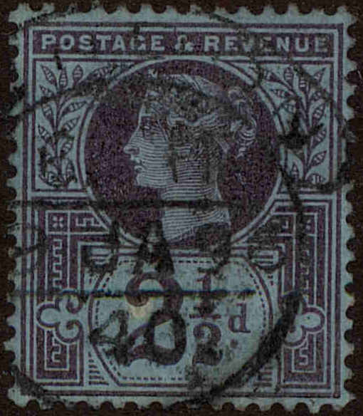 Front view of Great Britain 114 collectors stamp