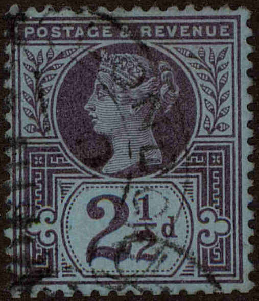 Front view of Great Britain 114 collectors stamp