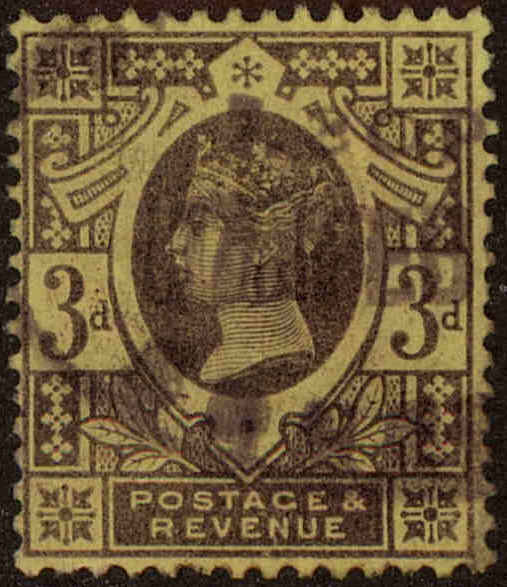 Front view of Great Britain 115 collectors stamp