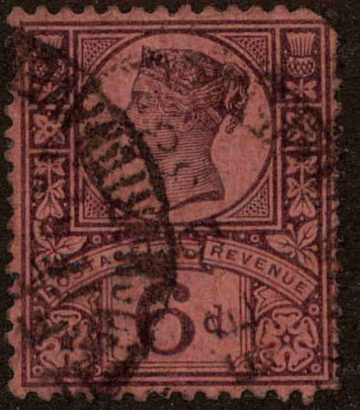Front view of Great Britain 119 collectors stamp