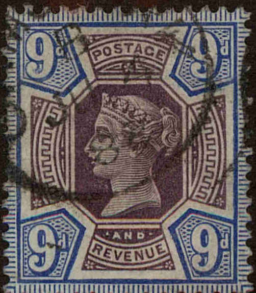 Front view of Great Britain 120 collectors stamp