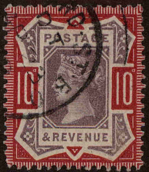 Front view of Great Britain 121 collectors stamp