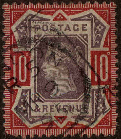 Front view of Great Britain 121b collectors stamp