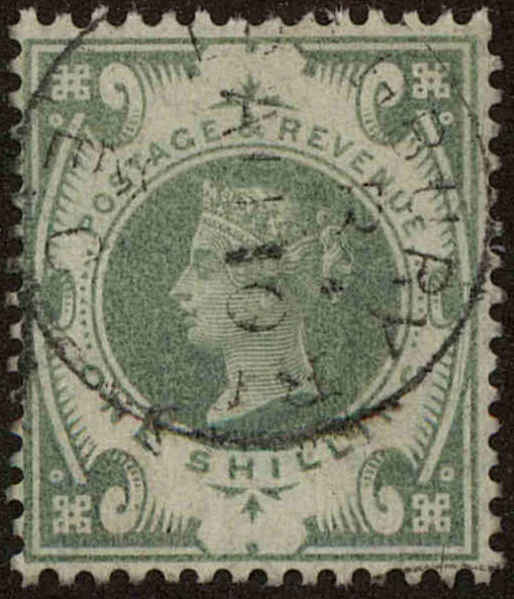 Front view of Great Britain 122 collectors stamp