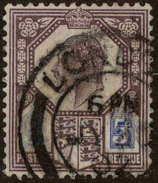 Front view of Great Britain 134 collectors stamp