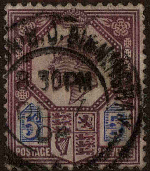 Front view of Great Britain 134a collectors stamp