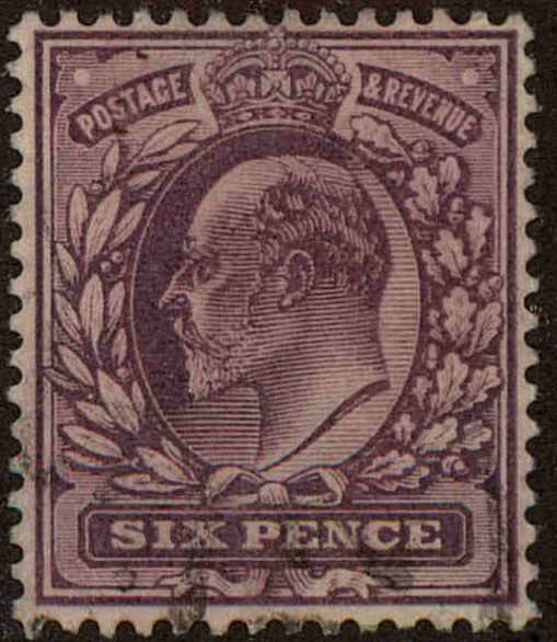 Front view of Great Britain 135b collectors stamp