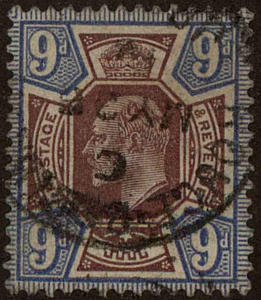Front view of Great Britain 136 collectors stamp