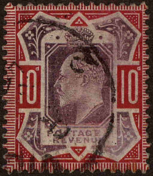 Front view of Great Britain 137e collectors stamp