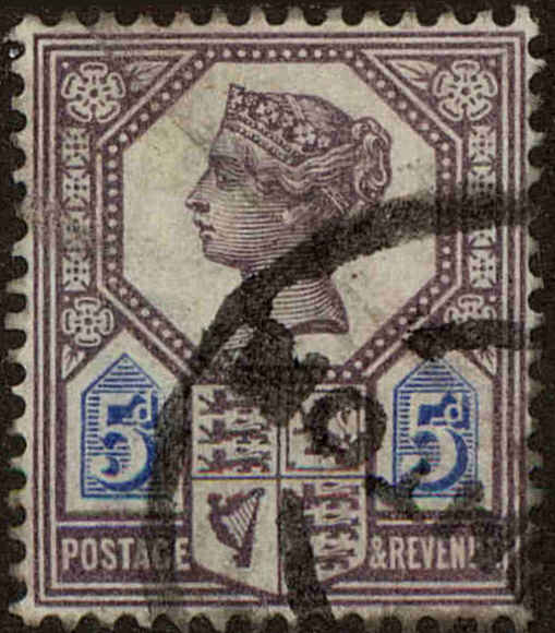 Front view of Great Britain 118 collectors stamp