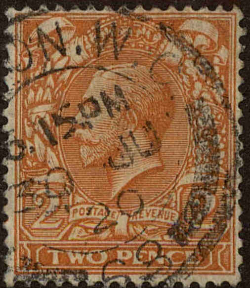 Front view of Great Britain 162 collectors stamp