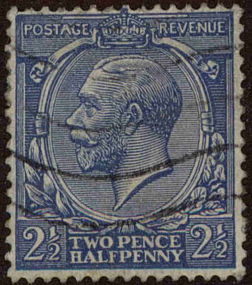 Front view of Great Britain 163 collectors stamp