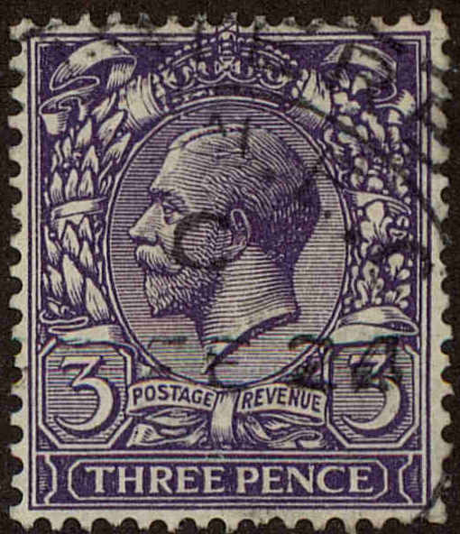 Front view of Great Britain 164a collectors stamp