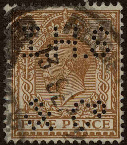 Front view of Great Britain 166 collectors stamp