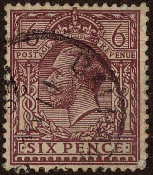 Front view of Great Britain 167c collectors stamp