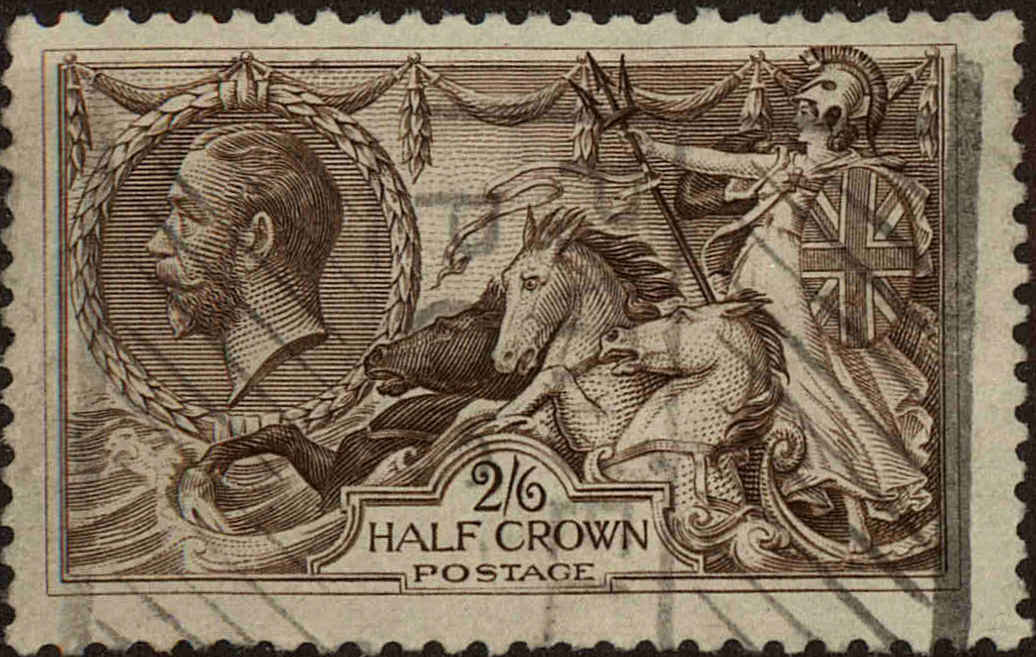Front view of Great Britain 179 collectors stamp