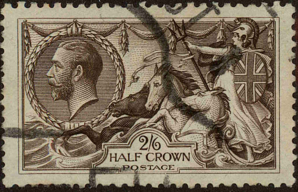Front view of Great Britain 179 collectors stamp