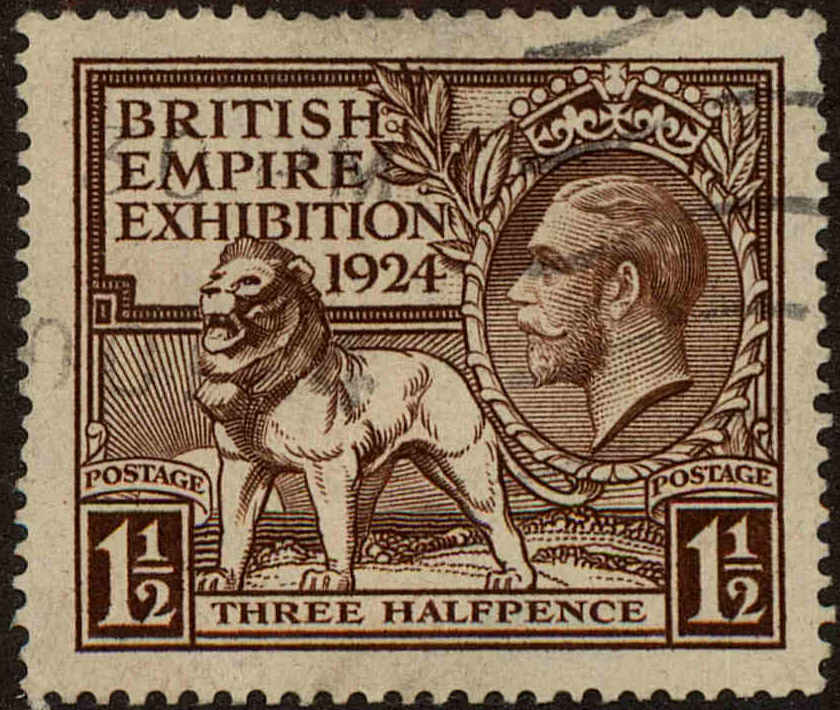 Front view of Great Britain 186 collectors stamp