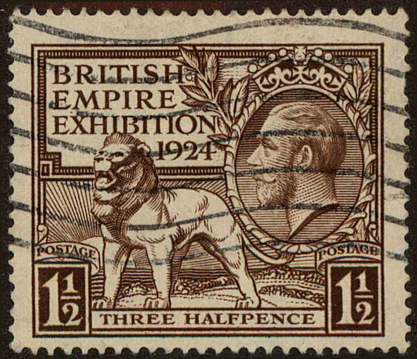 Front view of Great Britain 186 collectors stamp