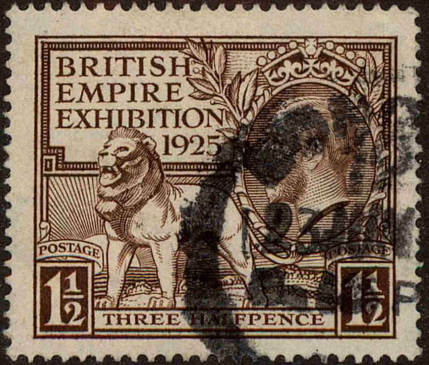 Front view of Great Britain 204 collectors stamp