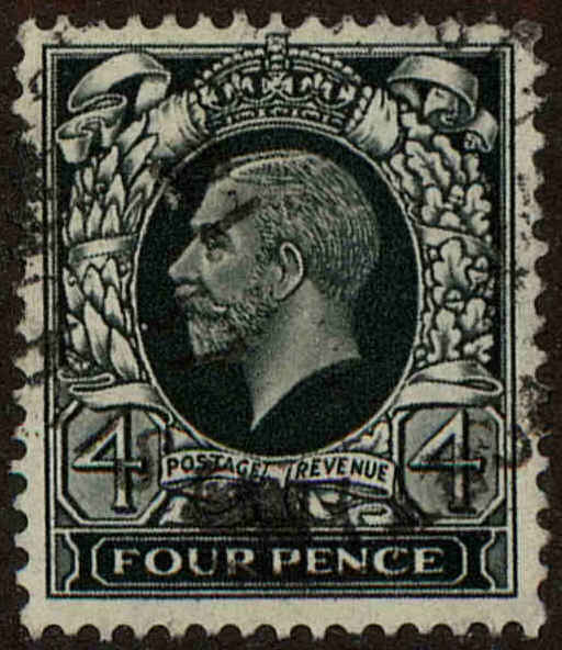 Front view of Great Britain 216 collectors stamp