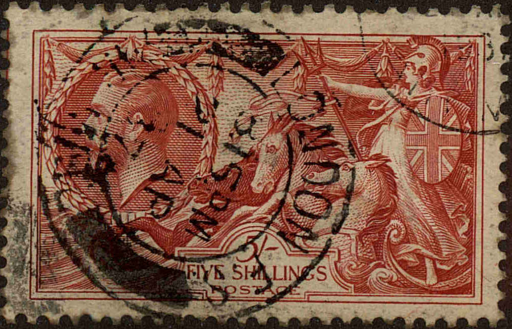 Front view of Great Britain 223 collectors stamp