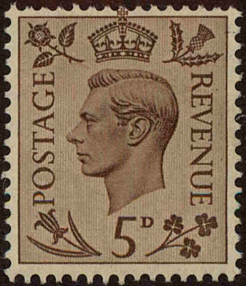 Front view of Great Britain 242 collectors stamp