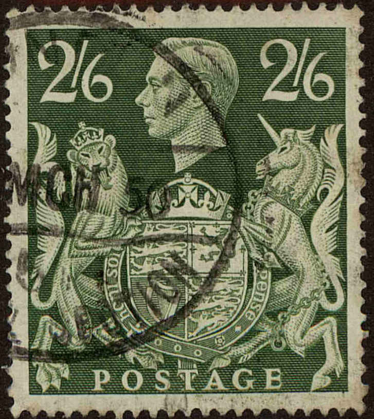 Front view of Great Britain 249A collectors stamp