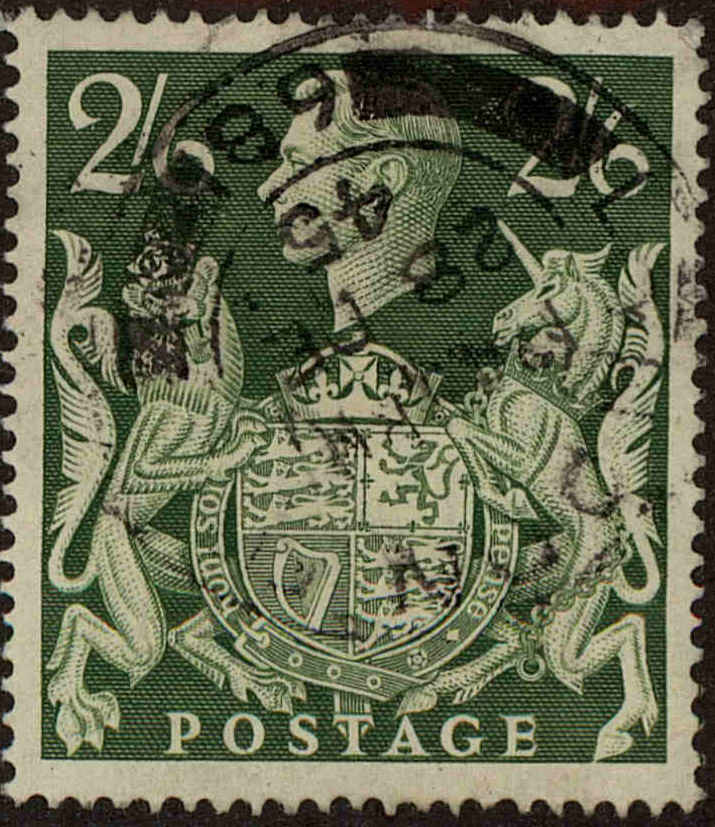 Front view of Great Britain 249A collectors stamp