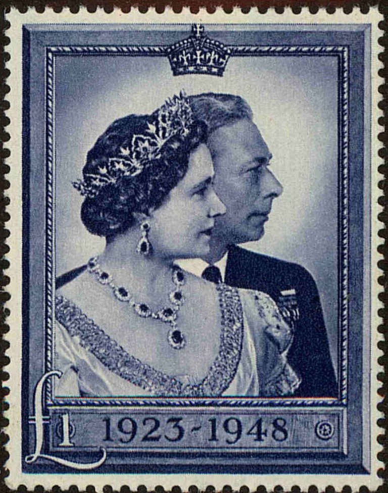 Front view of Great Britain 268 collectors stamp