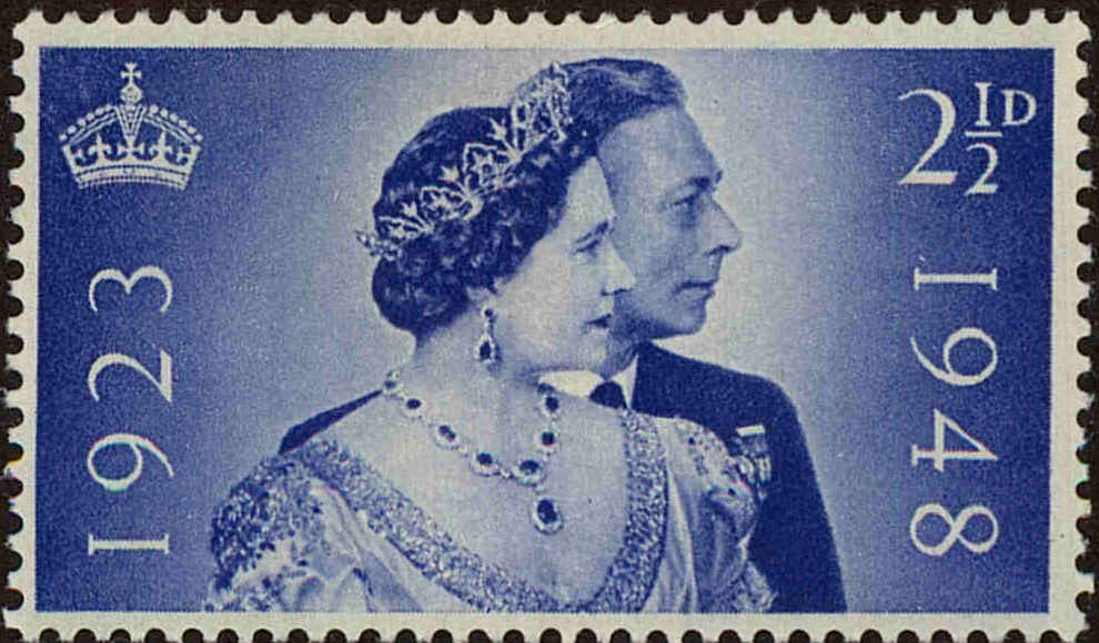 Front view of Great Britain 267 collectors stamp