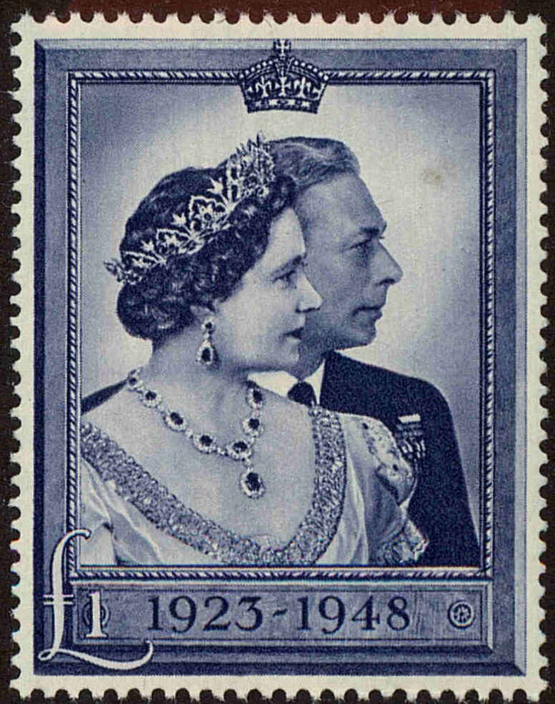 Front view of Great Britain 268 collectors stamp