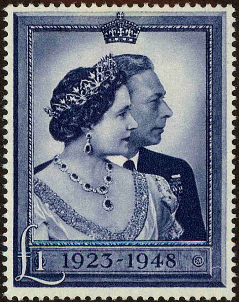 Front view of Great Britain 268 collectors stamp