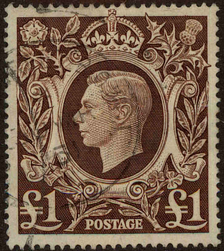 Front view of Great Britain 275 collectors stamp