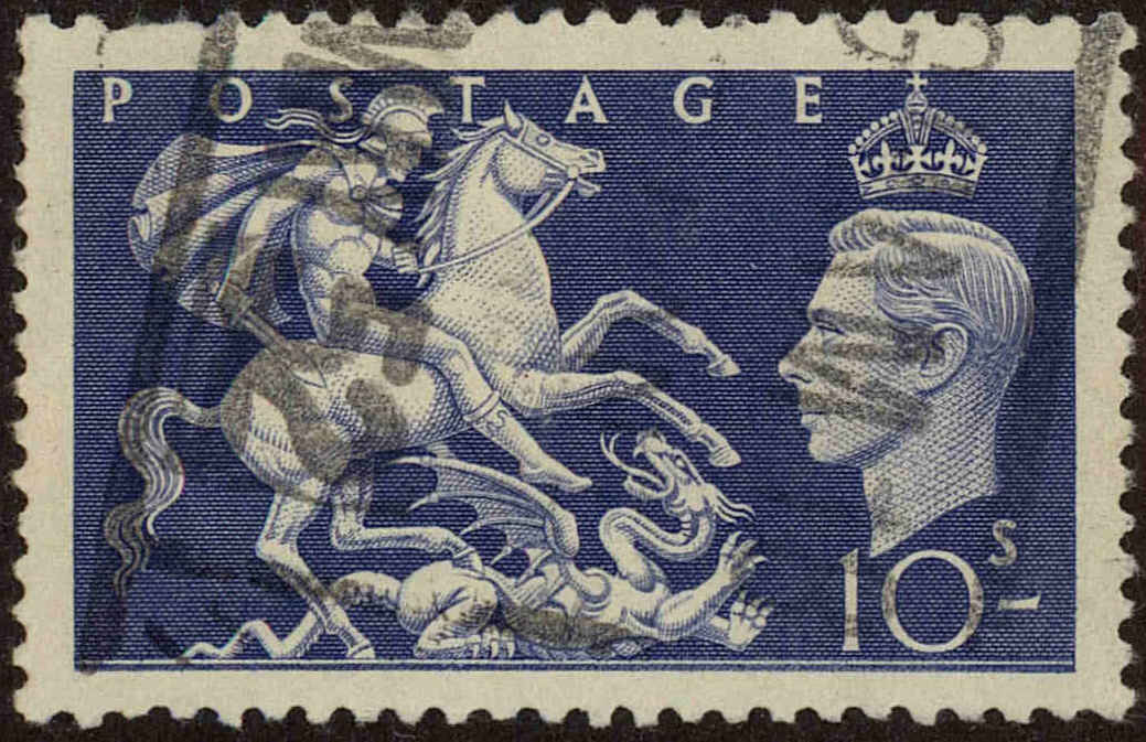 Front view of Great Britain 288 collectors stamp