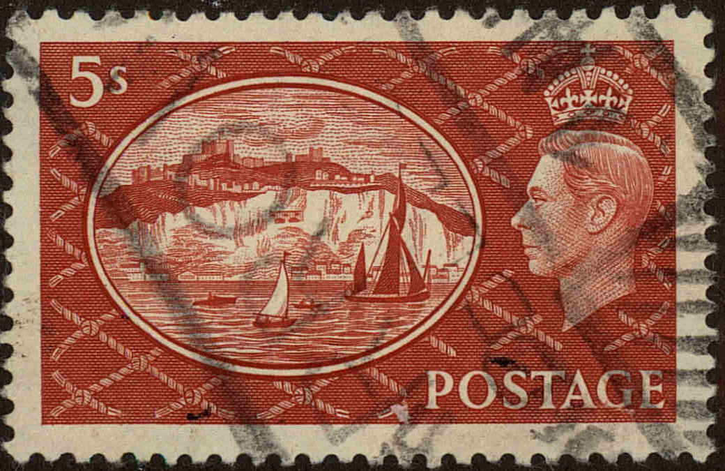 Front view of Great Britain 287 collectors stamp