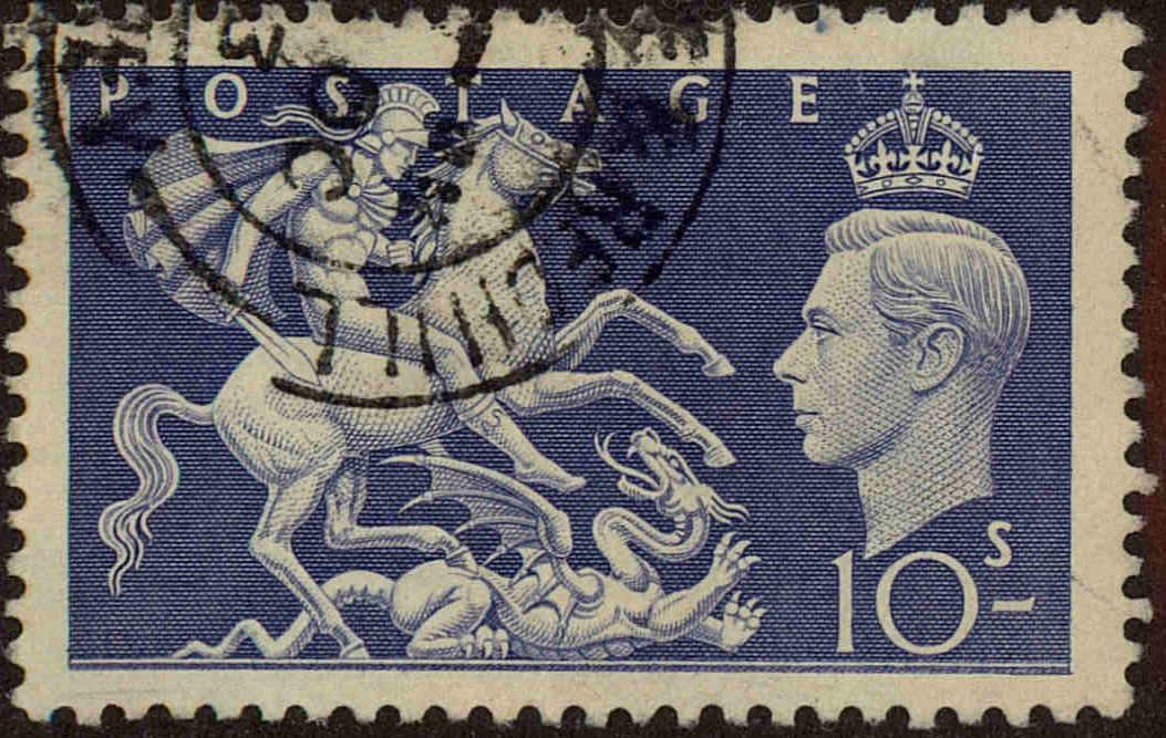 Front view of Great Britain 288 collectors stamp