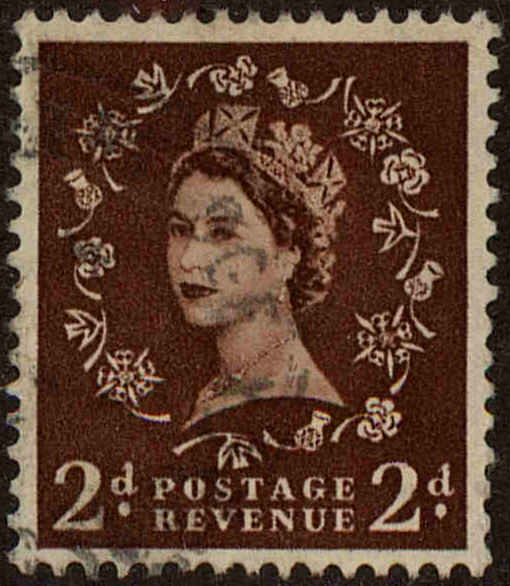 Front view of Great Britain 295 collectors stamp