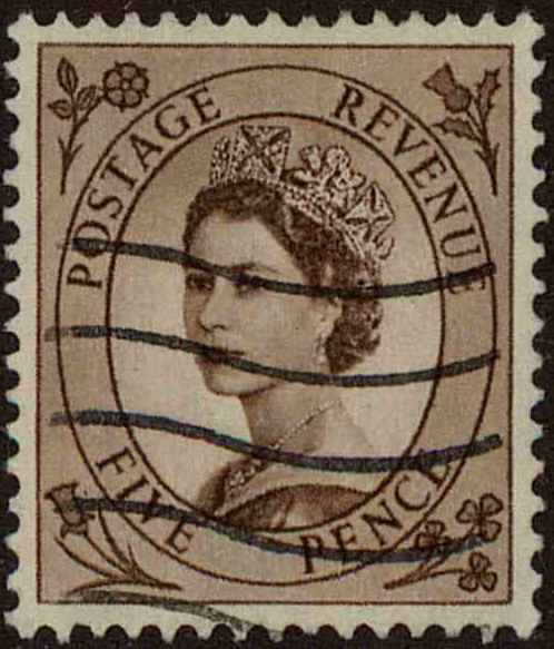 Front view of Great Britain 299 collectors stamp