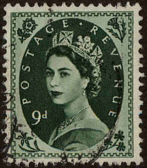 Front view of Great Britain 303 collectors stamp