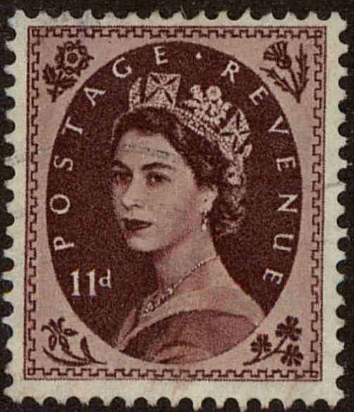 Front view of Great Britain 305 collectors stamp