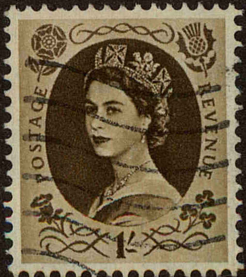 Front view of Great Britain 306 collectors stamp