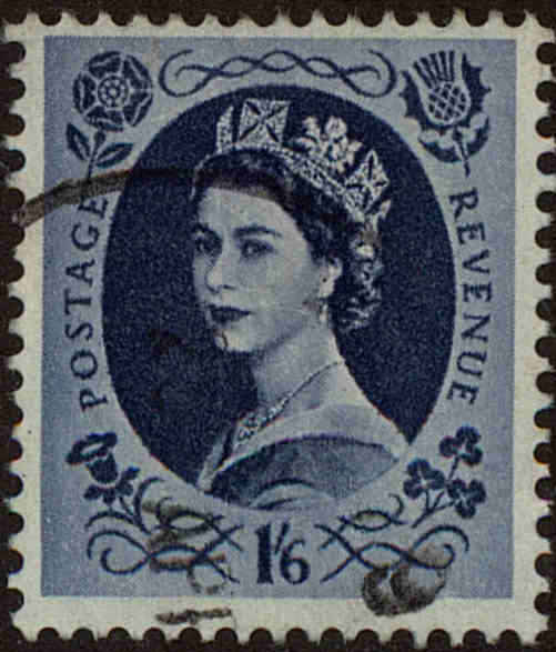 Front view of Great Britain 308 collectors stamp