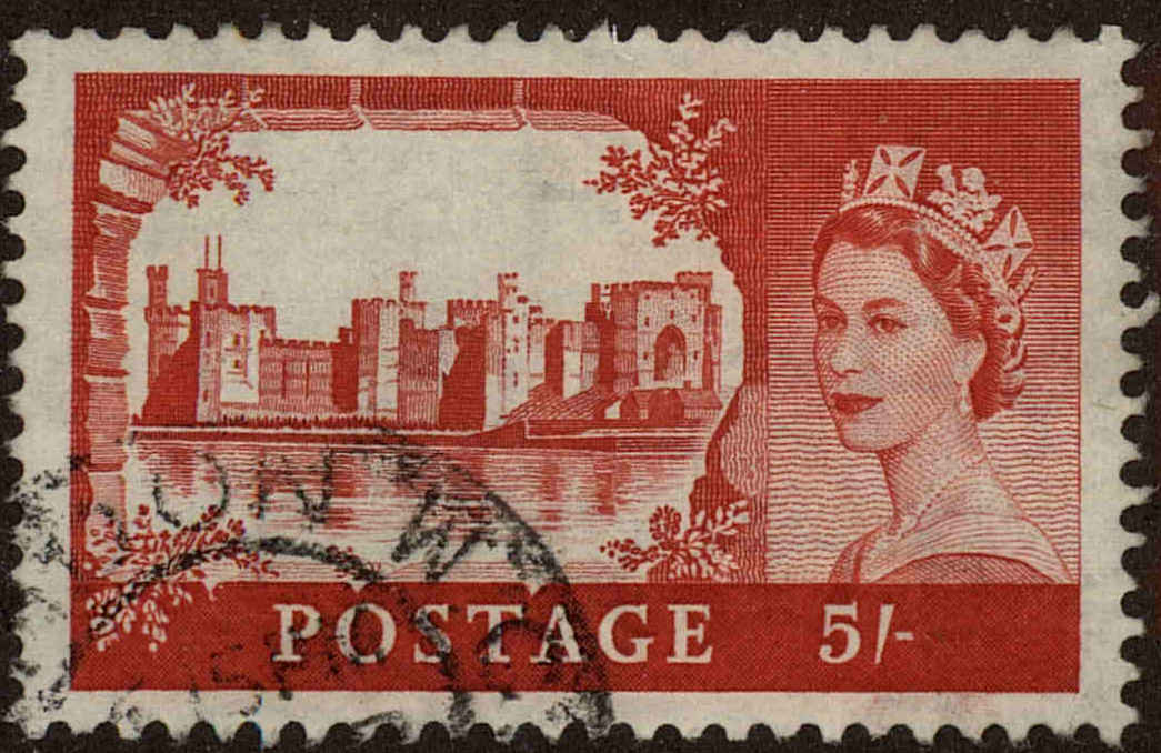 Front view of Great Britain 310 collectors stamp