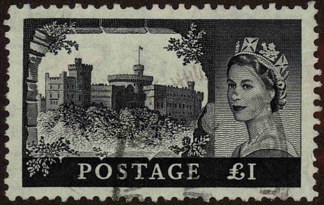 Front view of Great Britain 312 collectors stamp