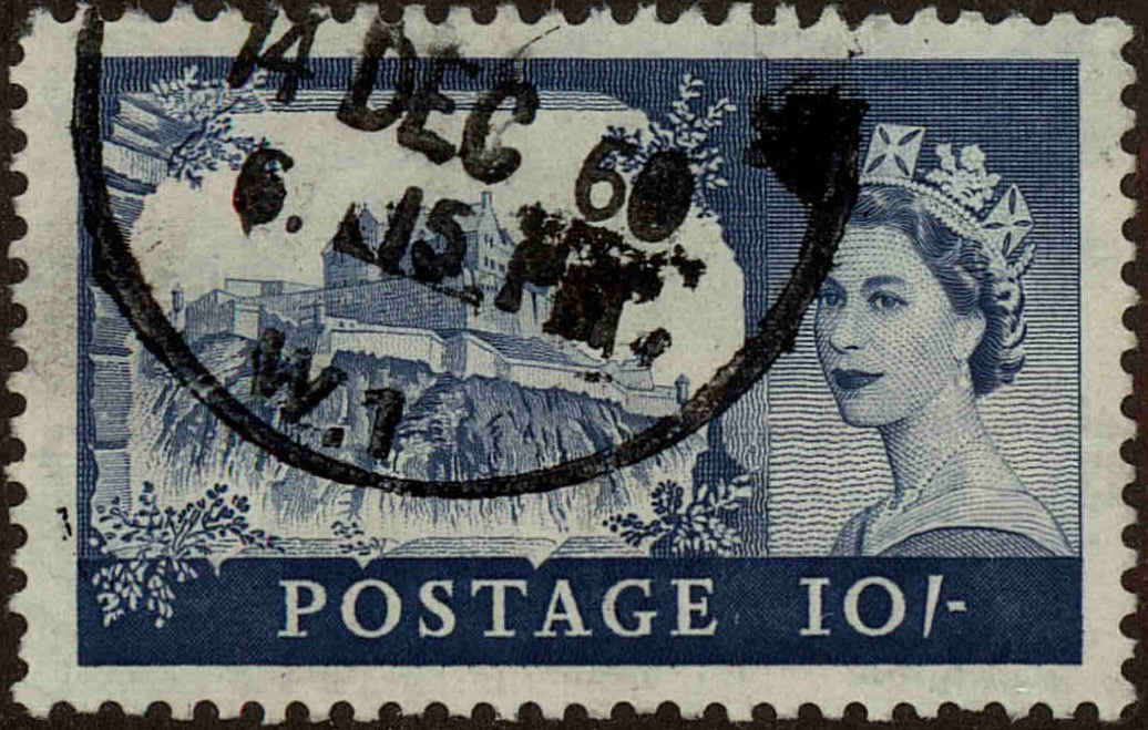 Front view of Great Britain 373 collectors stamp
