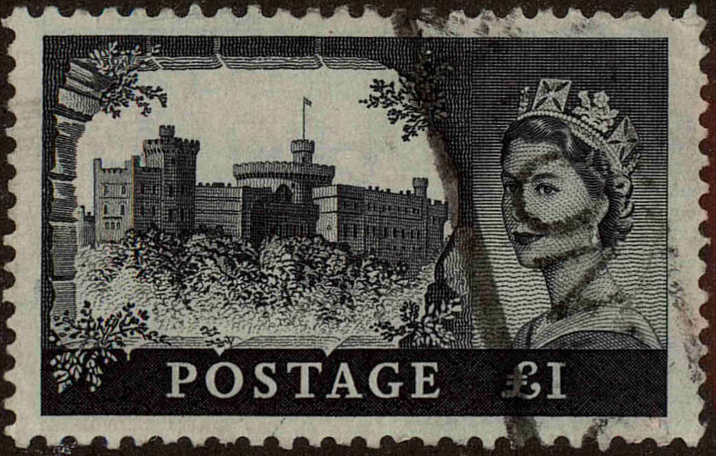Front view of Great Britain 374 collectors stamp