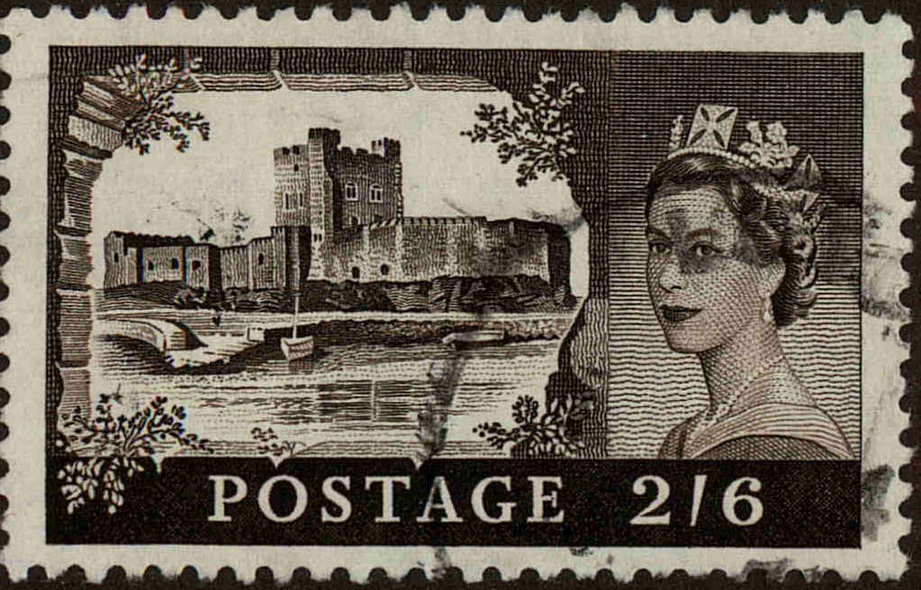 Front view of Great Britain 371 collectors stamp